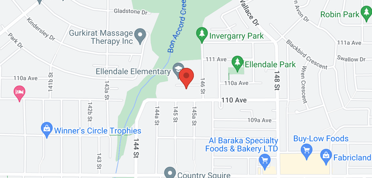 map of 14536 110A AVENUE